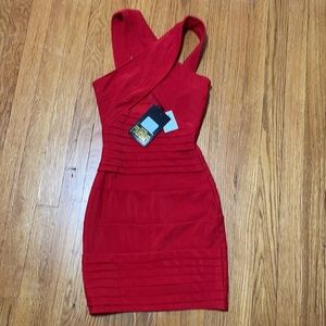 Missguided red dress
